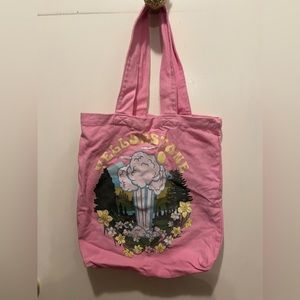 Urban Outfitters pink tote bag